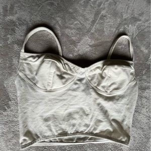 Off white bustier from Revolve